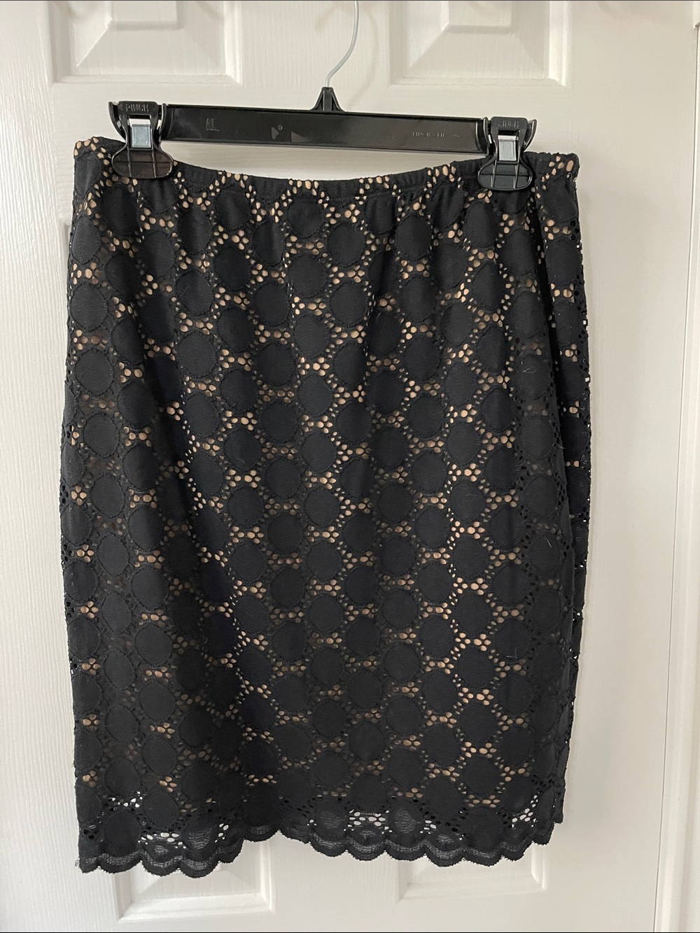 Ronni Nicole Black Lace Pencil Skirt